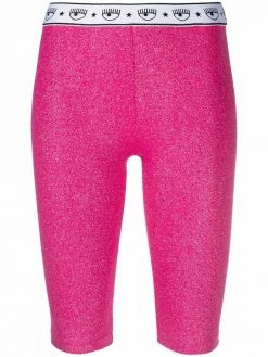 Chiara Ferragni Logomania cycling shorts