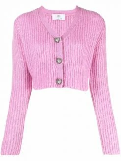 Chiara Ferragni heart-shaped button cardigan