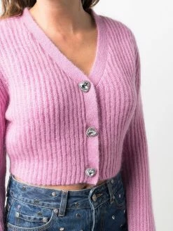 Chiara Ferragni heart-shaped button cardigan