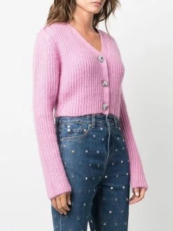 Chiara Ferragni heart-shaped button cardigan