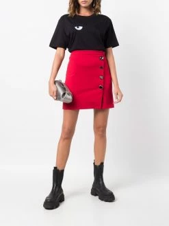 Chiara Ferragni Eye-embroidered cotton T-shirt