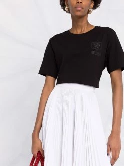 Chiara Ferragni glittered cotton T-shirt