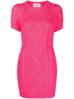 Chiara Ferragni chunky knit jumper dress