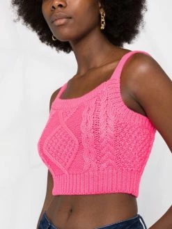 Chiara Ferragni logo-plaque knit set