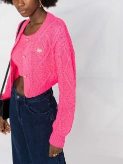 Chiara Ferragni logo-plaque knit set