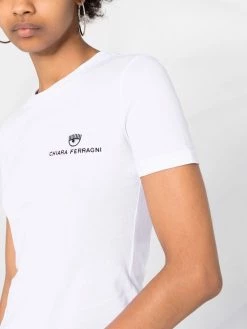 Chiara Ferragni logo-embroidered T-shirt