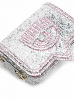 Chiara Ferragni glitter-detail shoulder bag