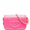 Chiara Ferragni debossed logo shoulder bag