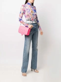 Chiara Ferragni Eyelike debossed shoulder bag