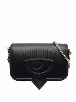 Chiara Ferragni Eyelike embossed shoulder bag
