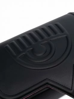 Chiara Ferragni Eyelike embossed shoulder bag