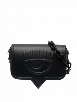 Chiara Ferragni Eyelike embossed shoulder bag