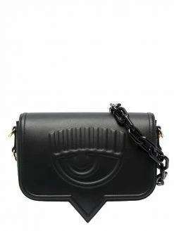 Chiara Ferragni Eyelike embossed shoulder bag