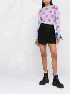 Chiara Ferragni all-over logo jumper