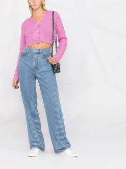 Chiara Ferragni knitted cropped top set