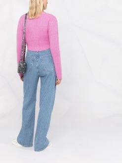 Chiara Ferragni knitted cropped top set
