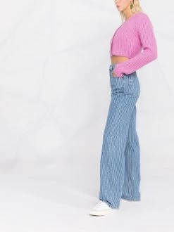 Chiara Ferragni knitted cropped top set