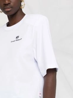 Chiara Ferragni embroidered-logo T-shirt