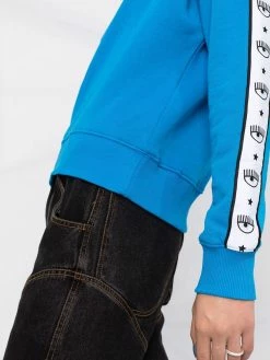 Chiara Ferragni side logo-print sweatshirt