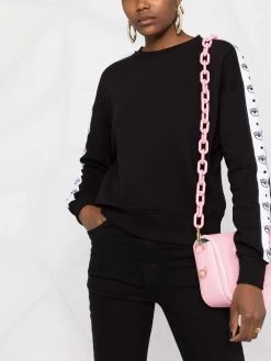 Chiara Ferragni logomania-tape sweatshirt