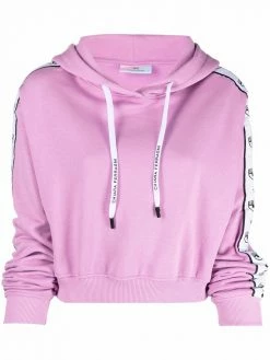 Chiara Ferragni side logo-print hoodie