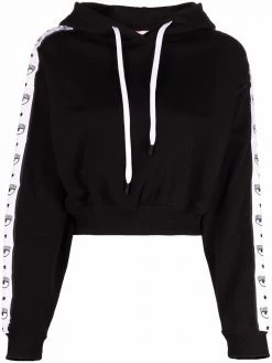 Chiara Ferragni logomania-tape hoodie