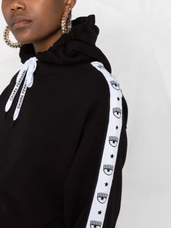 Chiara Ferragni logomania-tape hoodie