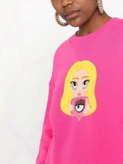 Chiara Ferragni logo-print jumper