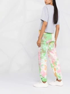 Chiara Ferragni tie dye-print cotton track pants
