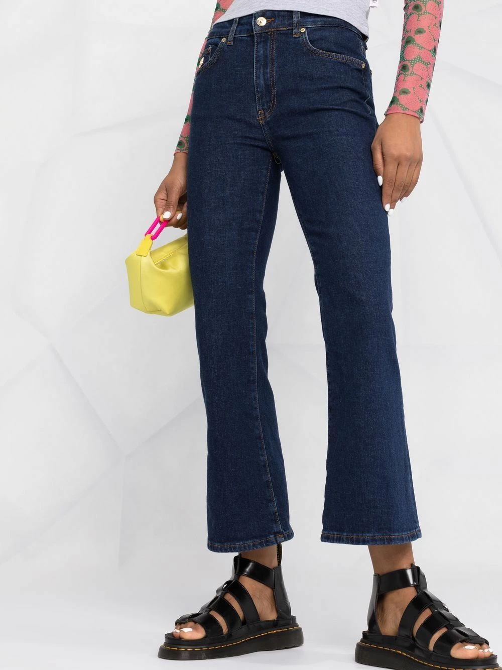 Chiara Ferragni Wide cropped leg trousers cropped pants of women 3 Chiara Ferragni wide cropped leg trousers