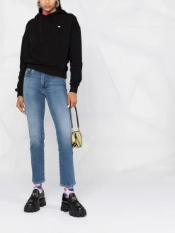Chiara Ferragni embroidered-logo denim jeans