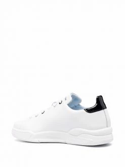 Chiara Ferragni heart pattern lace-up sneakers