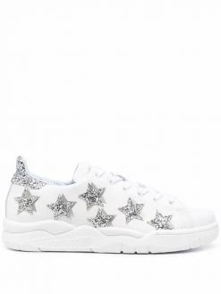 Chiara Ferragni glitter star low-top sneakers