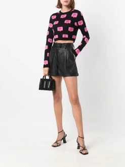 Chiara Ferragni Logomania-intarsia wool jumper