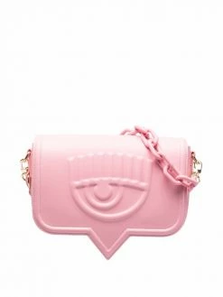 Chiara Ferragni Eyelike faux-leather crossbody bag