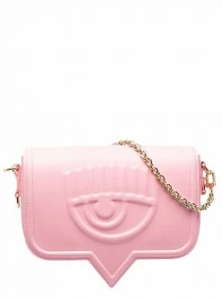 Chiara Ferragni Eyelike faux-leather crossbody bag