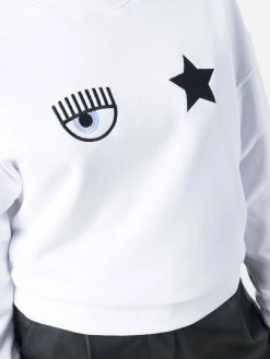 Chiara Ferragni embroidered-logo sweatshirt