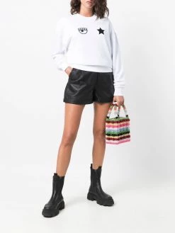 Chiara Ferragni embroidered-logo sweatshirt
