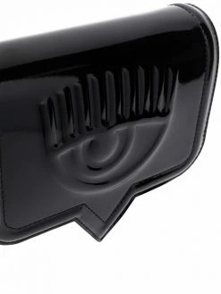 Chiara Ferragni debossed logo crossbody bag