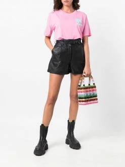 Chiara Ferragni chest logo-patch T-shirt