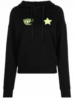 Chiara Ferragni logo print hoodie