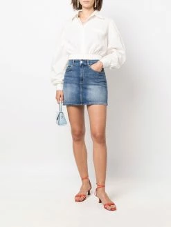 Chiara Ferragni Eye Star denim mini skirt