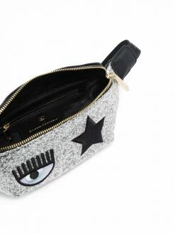 Chiara Ferragni sequin-embellished star-patch belt bag