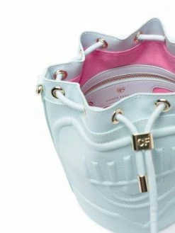 Chiara Ferragni embossed-detail bucket bag