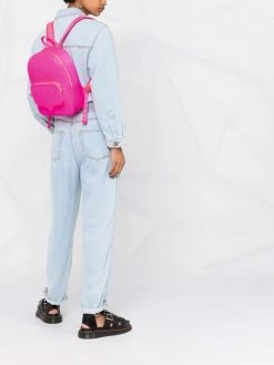 Chiara Ferragni embossed-detail high-shine finish backpack