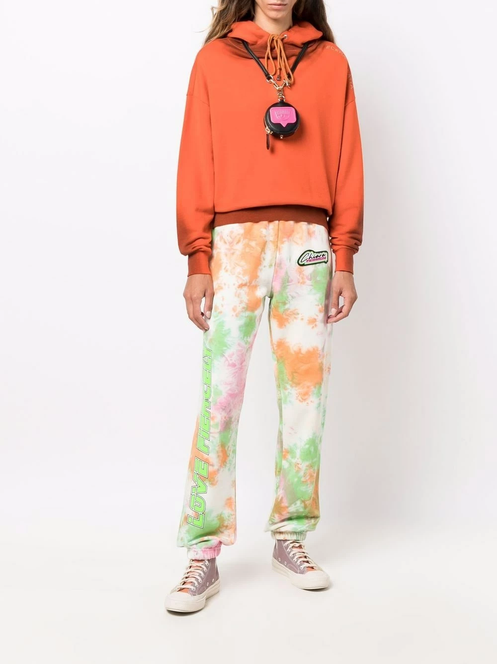 Chiara Ferragni Logo patch coin purse wallets & purses of women 2 Chiara Ferragni logo-patch coin purse