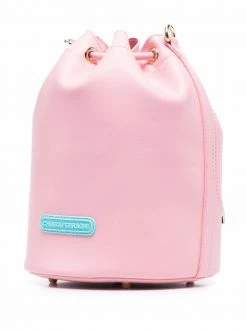 Chiara Ferragni faux-leather logo bucket bag