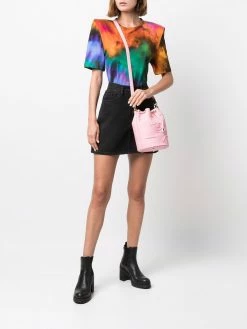 Chiara Ferragni faux-leather logo bucket bag