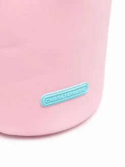 Chiara Ferragni faux-leather logo bucket bag