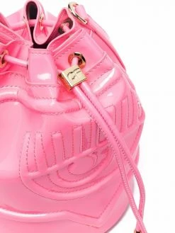 Chiara Ferragni eye wink bucket bag